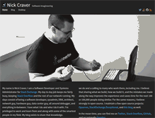 Tablet Screenshot of nickcraver.com